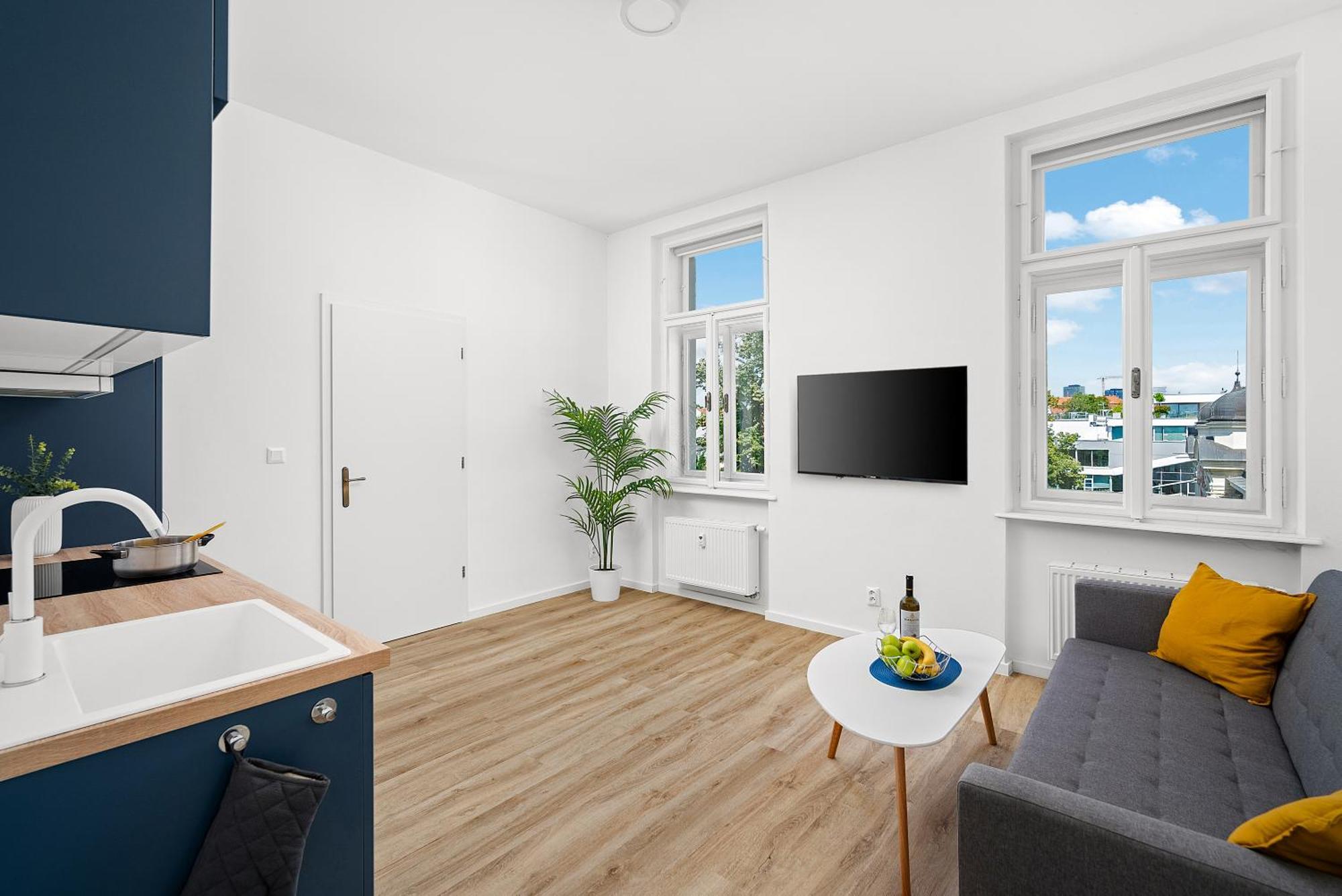 Utulny Apartman V Centru Sky برنو المظهر الخارجي الصورة